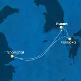 South Korea, China, Japan