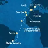 Brazil, Cape Verde, Canary Islands, Madeira , Spain