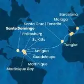 Antilles, Canary Islands, Morocco, Spain
