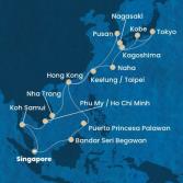 Singapore, Philippines, China, Taiwan, Japan, South Korea, Vietnam