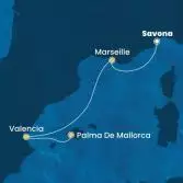 Italy, France, Spain, Balearic Islands