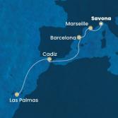 Italy, France, Spain, Canary Islands