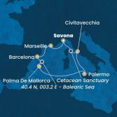 Italy, France, Spain, Balearic Islands