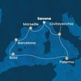 Italy, France, Spain, Balearic Islands