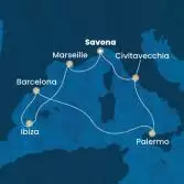 Italy, France, Balearic Islands, Spain