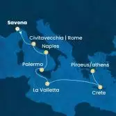 Italy, Malta, Greece