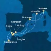 Italy, Spain, Gibraltar, Morocco, France