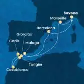 Italy, Spain, Gibraltar, Morocco, France
