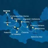 Italy, Malta, Greece