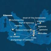 Italy, Malta, Greece, Turkey
