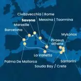 Italy, France, Spain, Balearic Islands, Malta, Greece