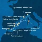 Italy, Spain, France, Balearic Islands