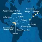 Italy, Spain, Canary Islands, Antilles, Dominican Republic, Virgin Islands