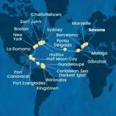 Italy, France, Spain, Gibraltar, The Azores, Canada, United States, Florida (USA), Dominican Republic, Antilles