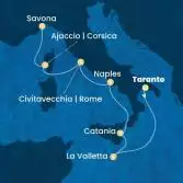Malta, Italy, Corsica (France)