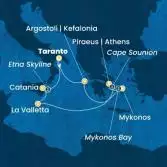Greece, Malta, Italy