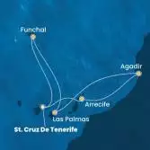 Canary Islands, Morocco, Madeira 