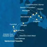 Canary Islands, Madeira , Morocco, Spain, France, Italy