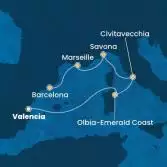 Spain, Italy, France