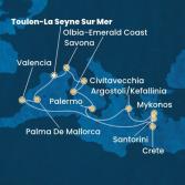 Balearic Islands, Spain, Greece, Italy