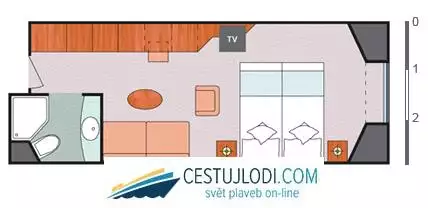 mapp Kajuta s oknem Classic