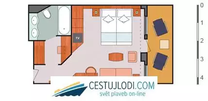 mapp Samsara Suite s balkónem