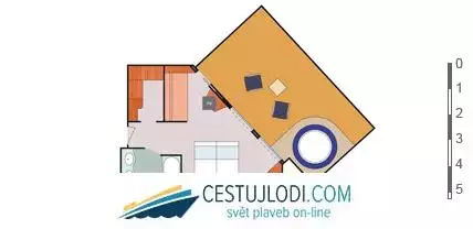 mapp Samsara Suite s verandou a jacuzzi