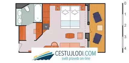 mapp Suite s balkónem