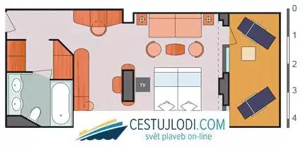 mapp Suite s balkónem