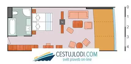 mapp Samsara Suite s verandou