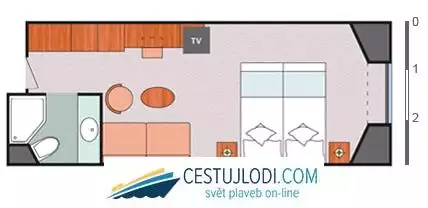 mapp Kajuta s oknem Classic