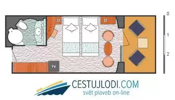 mapp Kajuta s balkónem Classic