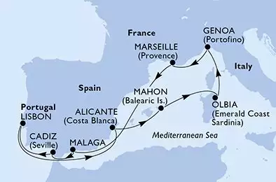 Spain,Italy,France,Portugal