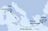 Italy,Greece,Turkey