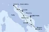 Italy,Croatia,Greece,Montenegro