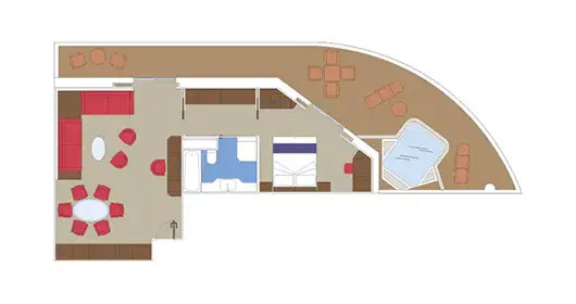 mapp Královský apartmán Yacht Club
