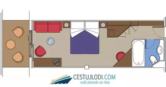 mapp Suite s balkónem