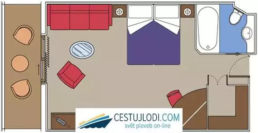 mapp Suite s balkónem