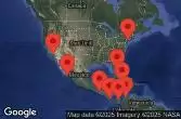  CALIFORNIA, MEXICO, GUATEMALA, COSTA RICA, PANAMA, CARTAGENA  COLOMBIA, JAMAICA, FLORIDA, NEW YORK