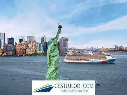 NORWEGIAN BREAKAWAY - vnější pohled