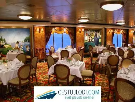 NORWEGIAN DAWN - italská restaurace