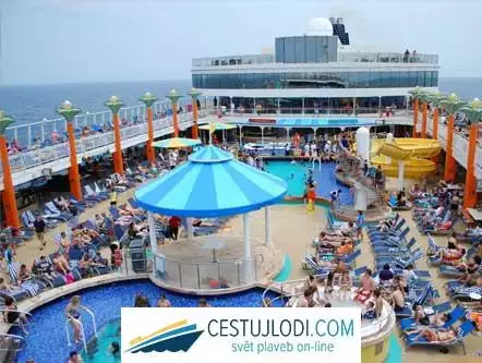 NORWEGIAN JEWEL - vrchní paluba