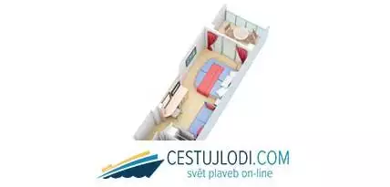 mapp Superior vnější kajuty s balkónem