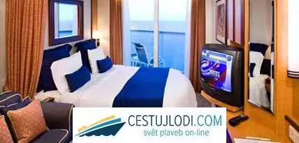 Deluxe vnější kajuta s balkónem