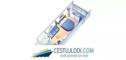 mapp Superior vnější kajuta s balkónem