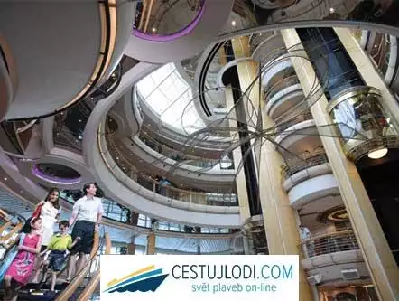 RCCL Grandeur of the seas - hlavní hala
