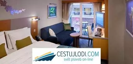 Vnější kajuta s balkónem s výhledem na Boardwalk