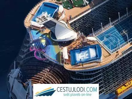 RCCL Harmony of the seas - záď lodi