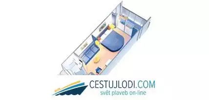 mapp Superior vnější kajuta s balkónem