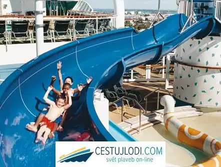 RCCL Jewel of the seas - skluzavka